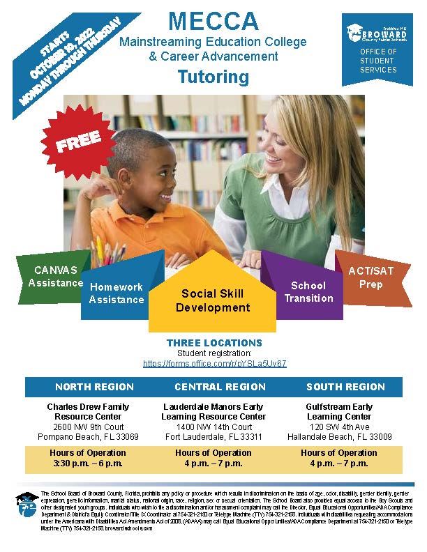  MECCA Tutoring